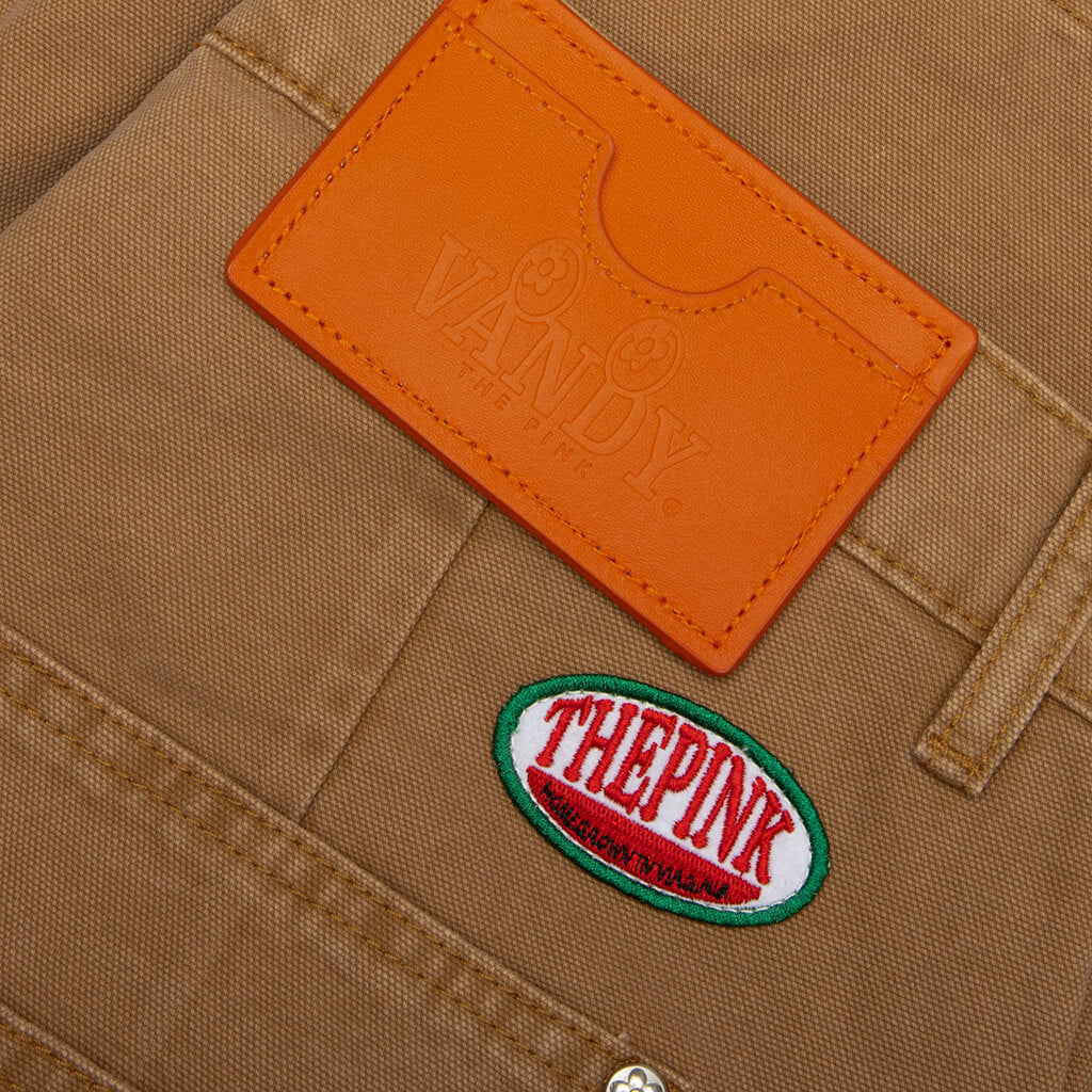 Fruit Patch Canvas Shorts Washed Tan