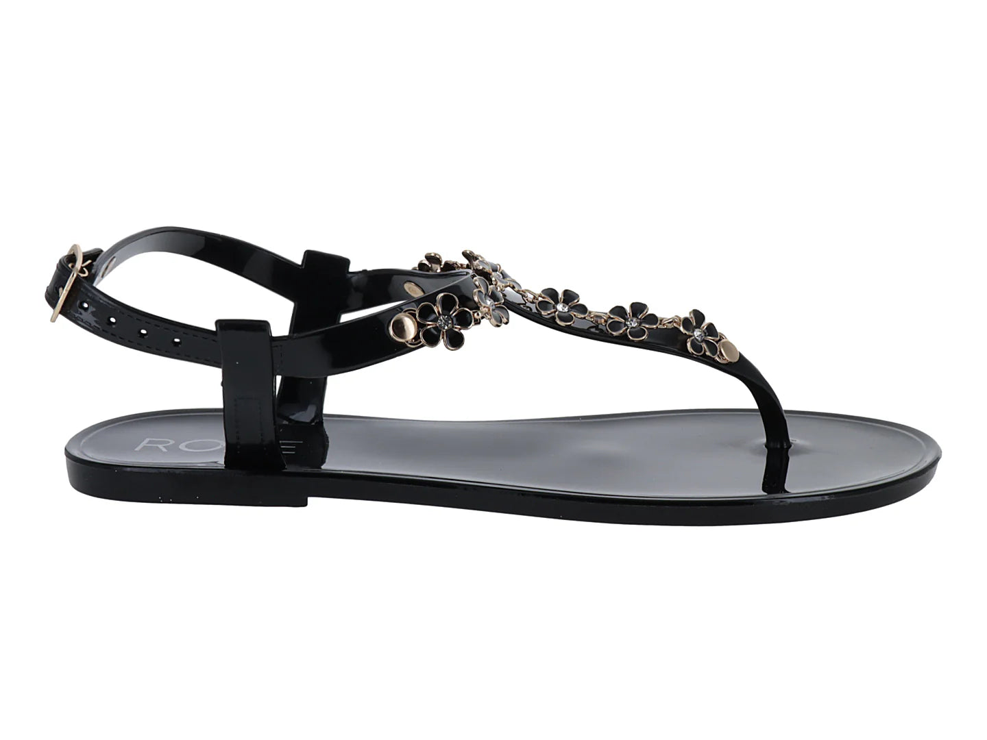 Sandalias ROZE Negro para Mujer