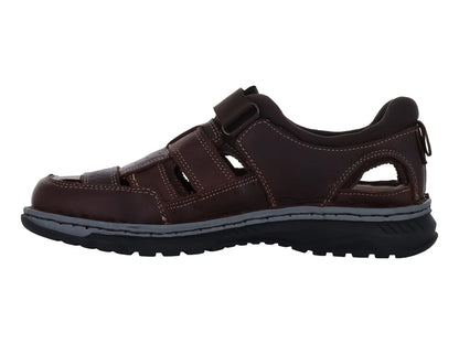 Sandalias Formales Lobo Solo Color Café para Hombre
