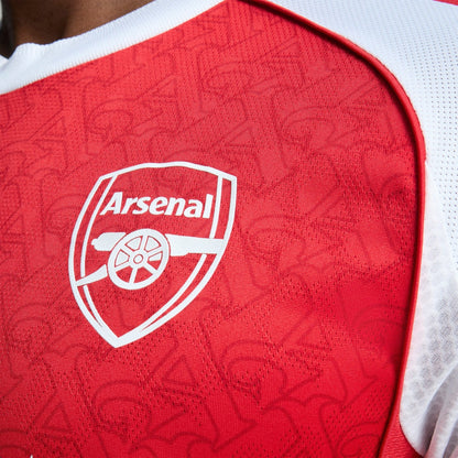 adidas Mens Arsenal Home Authentic Jersey 25 26 Scarlet White