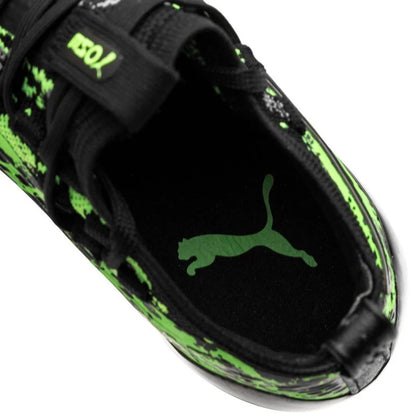 PUMA One 191 Jr FG AG Multi Ground Soccer Cleats Hacked Green Black