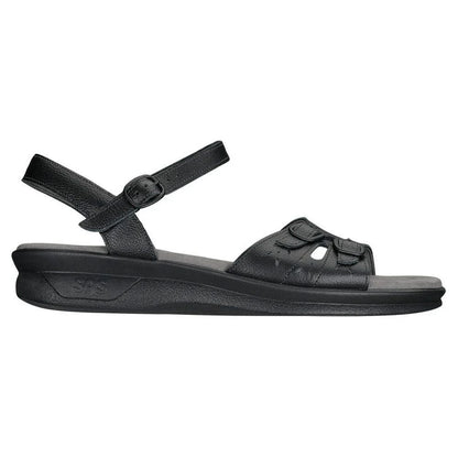 Women's Duo Quarter Strap in Black Wide