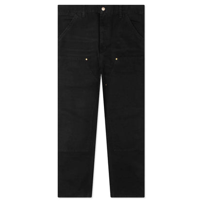 Double Knee Pant Black Aged Canvas