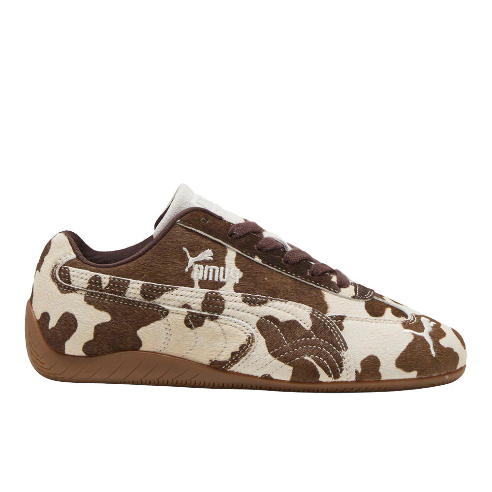 Speedcat Cow Print Lace Up Sneakers