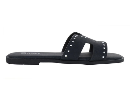Sandalias Roze Color Negro para Mujer