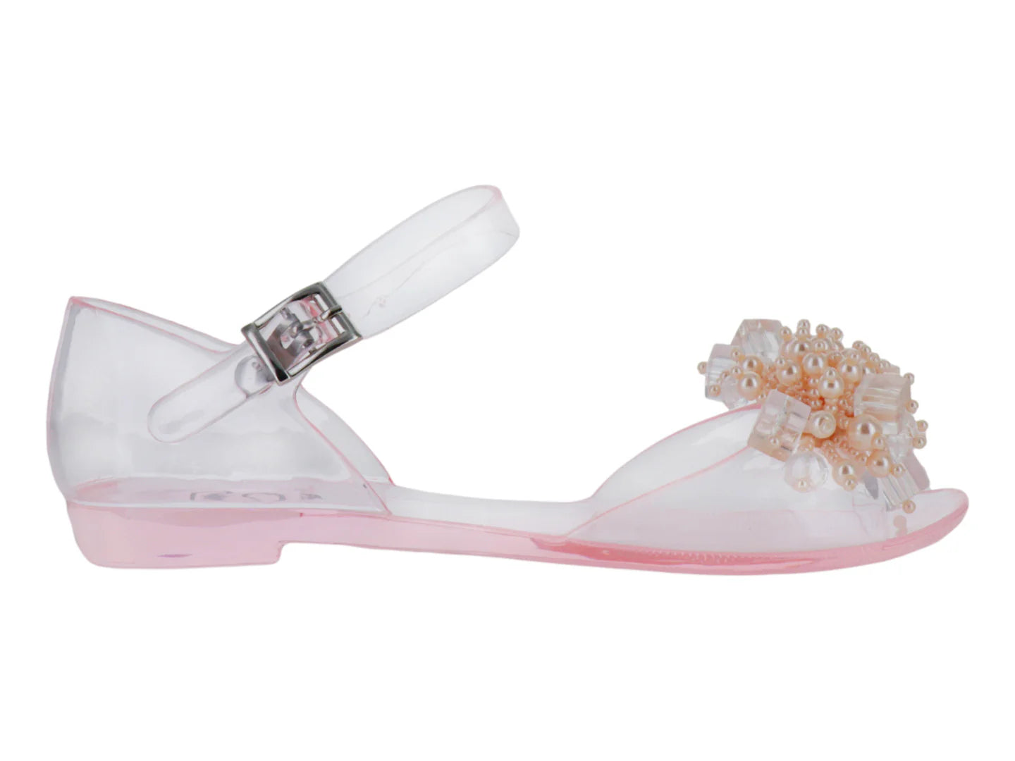 Sandalias Roze Transparentes Rosa para Niña