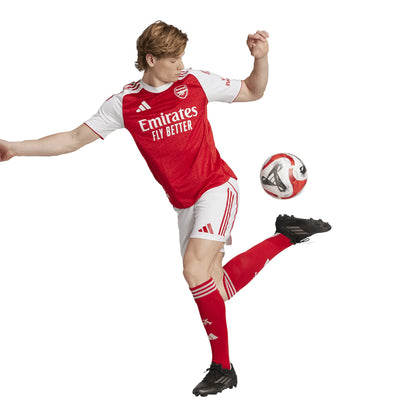 adidas Mens Arsenal Home Authentic Jersey 25 26 Scarlet White
