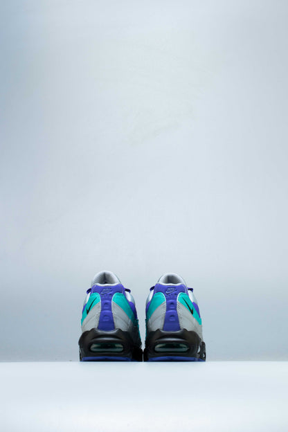 Air Max 95 Mens Shoe White Solar Red Granite Dust