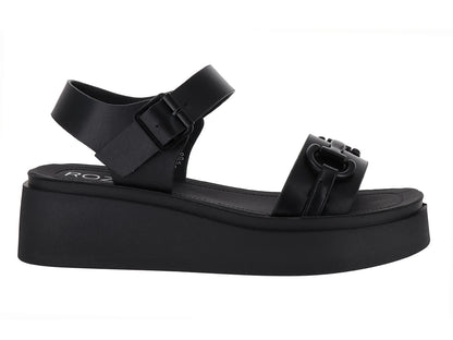 Sandalias Roze Plataforma Negro para Mujer