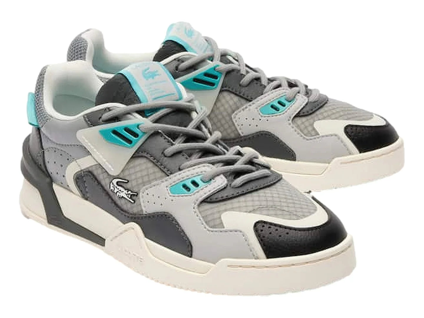 Tenis Lacoste Gris y Blanco para Mujer
