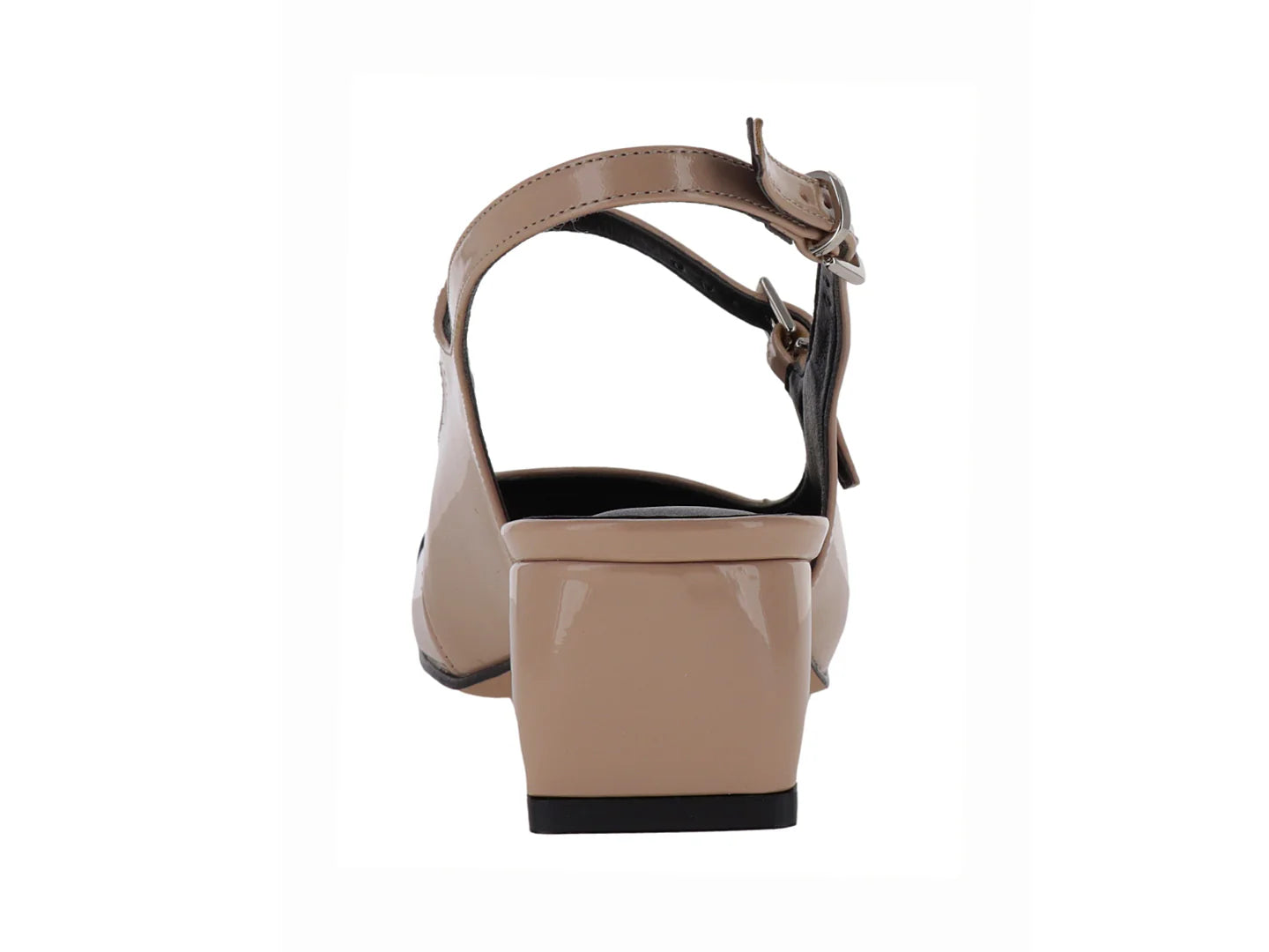 Zapatos de Tacón Via Libera Bicolor Nude y Negro para Mujer