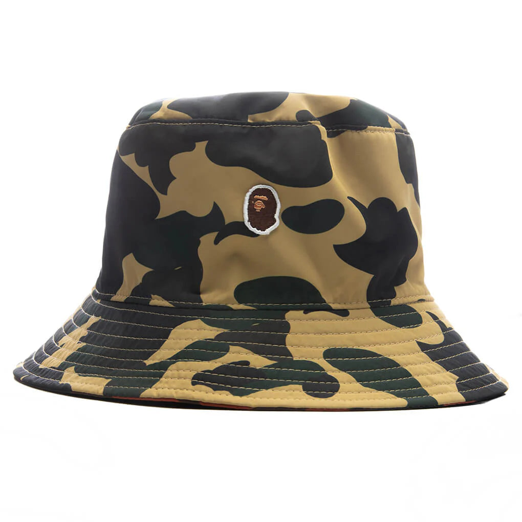 1st Camo One Point Reversible Hat Yellow