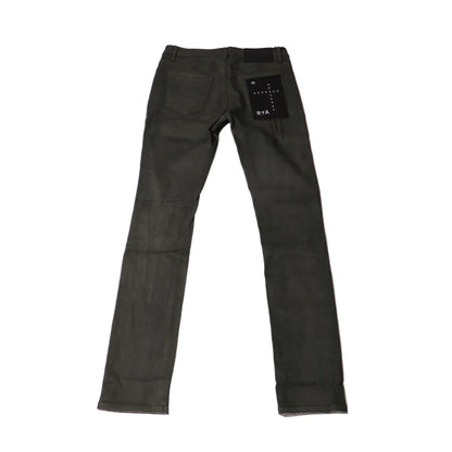 RtA Bryant Triple Cross Denim - Dusty Olive