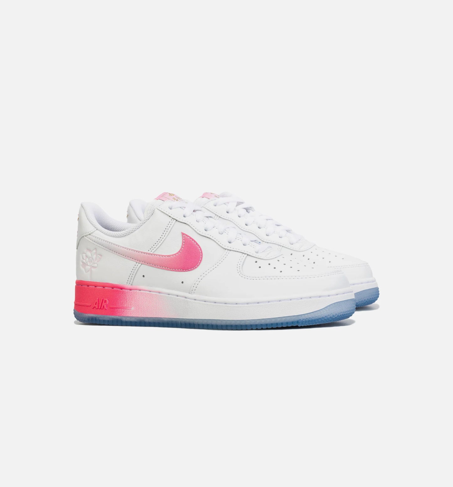 Air Force 1 Low Lotus Flower Mens Lifestyle Shoe White Pink