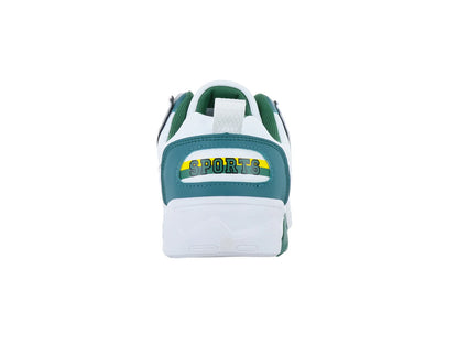 Tenis ZAEM Blanco y Verde para Hombre