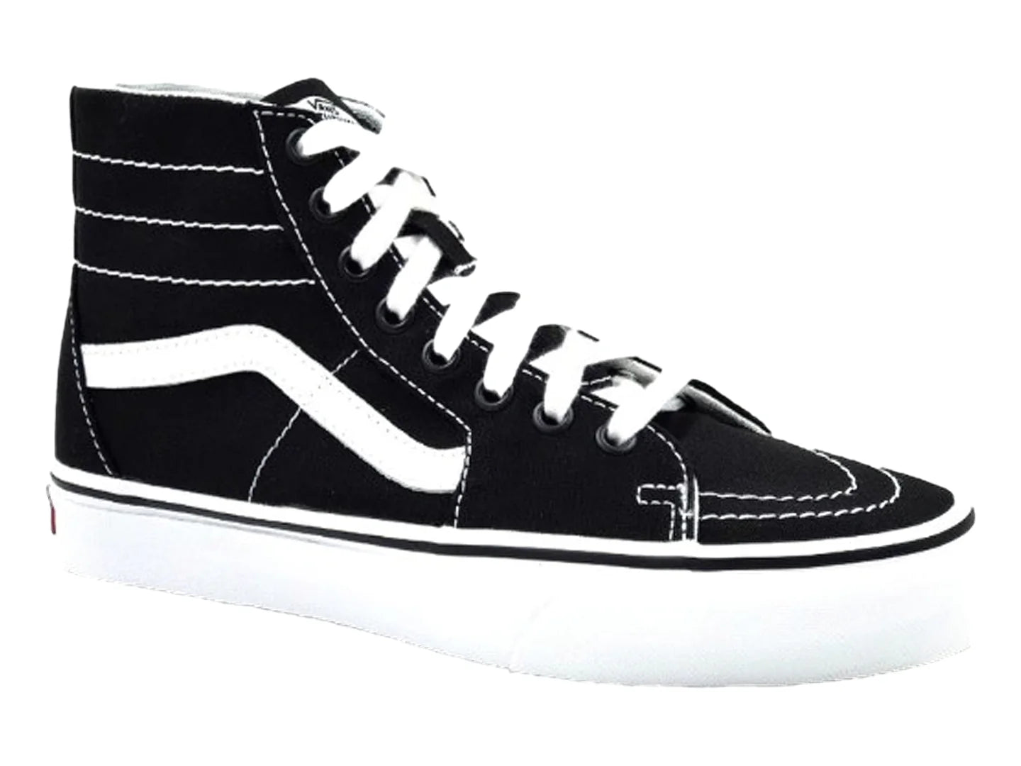 Tenis Vans Sk8 Hi Negro y Blanco Unisex