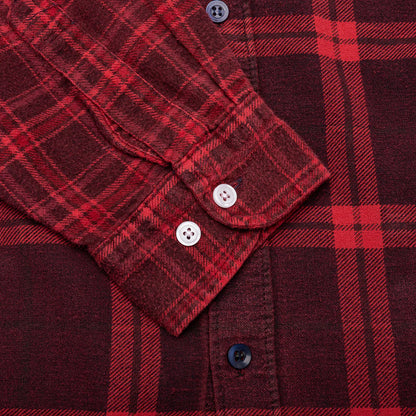 Over Dye 7 Cuts Shirt Red