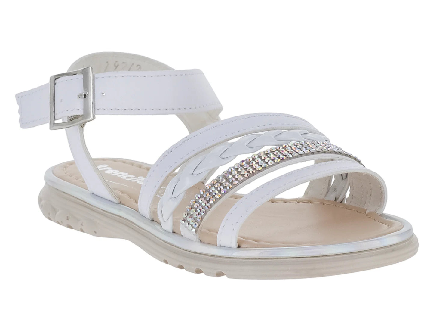 Sandalias Trencitas Blanco para Niña