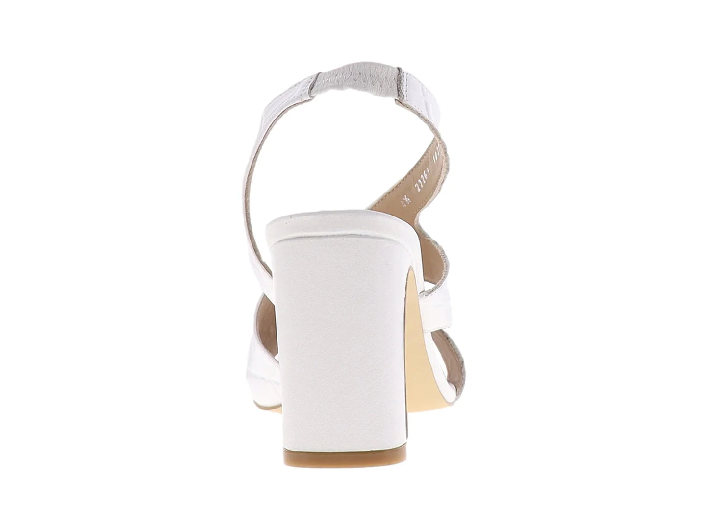 Sandalias Ascencio Blanco Textura Croco para Mujer