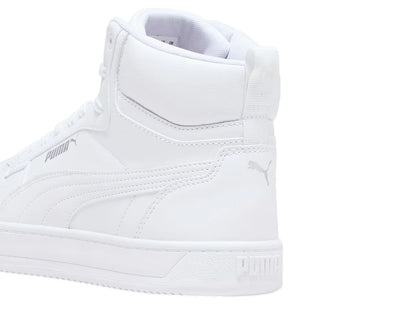 Tenis PUMA Caven 20 Mid Blanco y Plata para Hombre