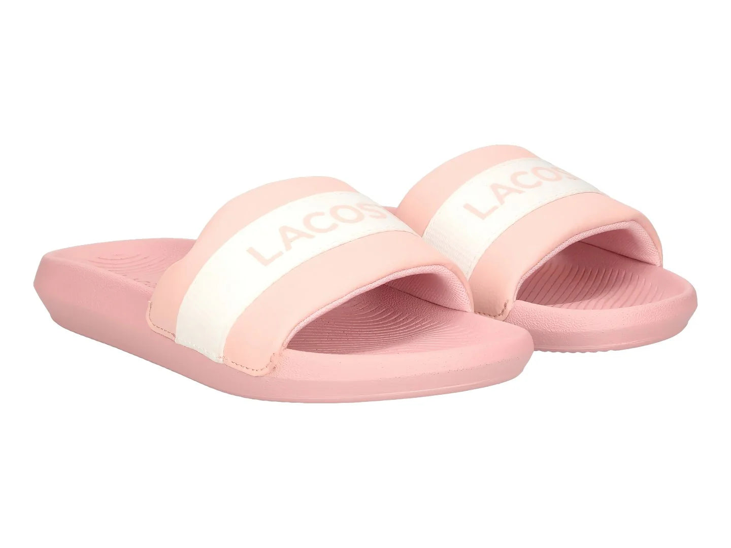 Sandalias Lacoste Rosa y Blanco para Mujer