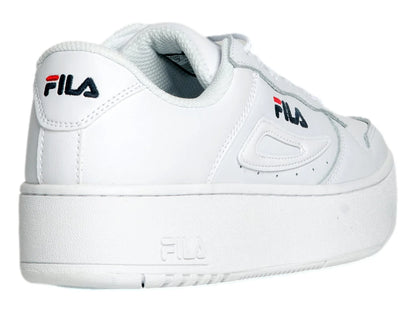 Tenis Fila FX 115 Blanco Marino y Rojo para Mujer
