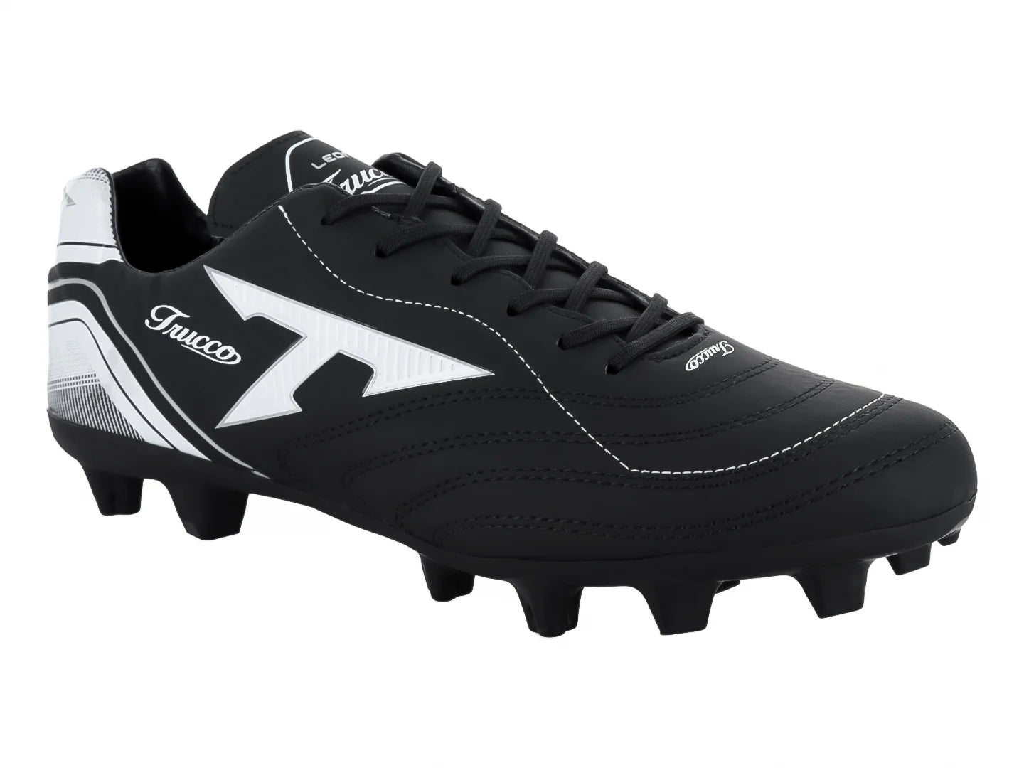Tenis de Fútbol Leon Trucco Negro y Blanco para Hombre