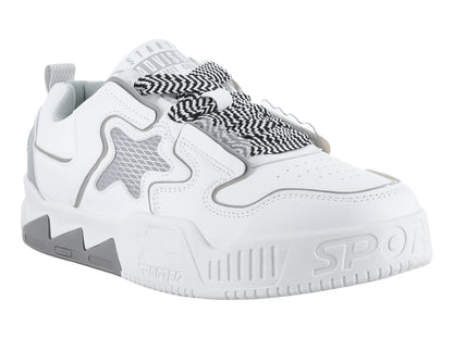 Tenis ZAEM Blanco y Gris para Hombre