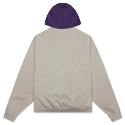 Fear of God Essentials x NBA Womens Sparks Classic Hoodie Heather Stone Purple Reign