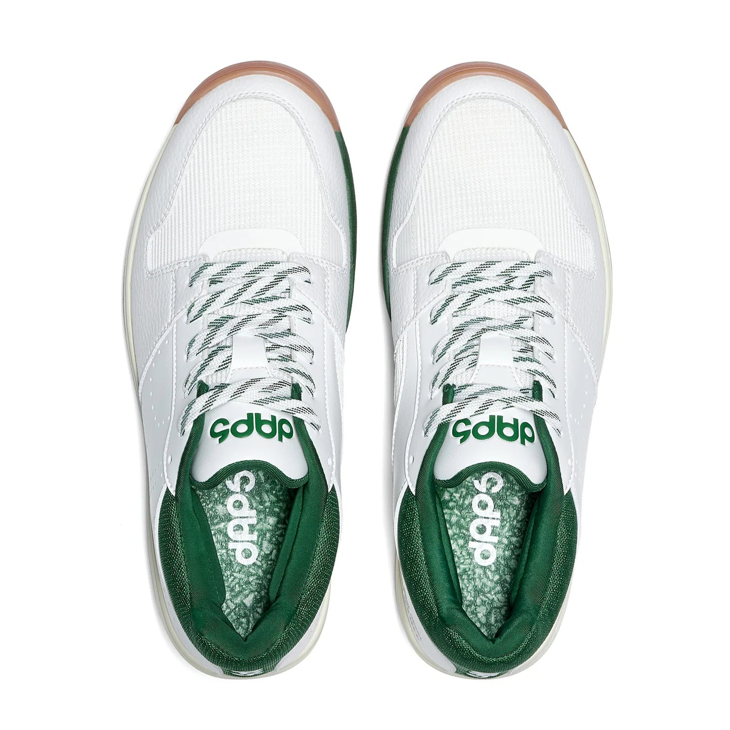 DAPS DESI Mid Green White Womens Pickleball Shoes