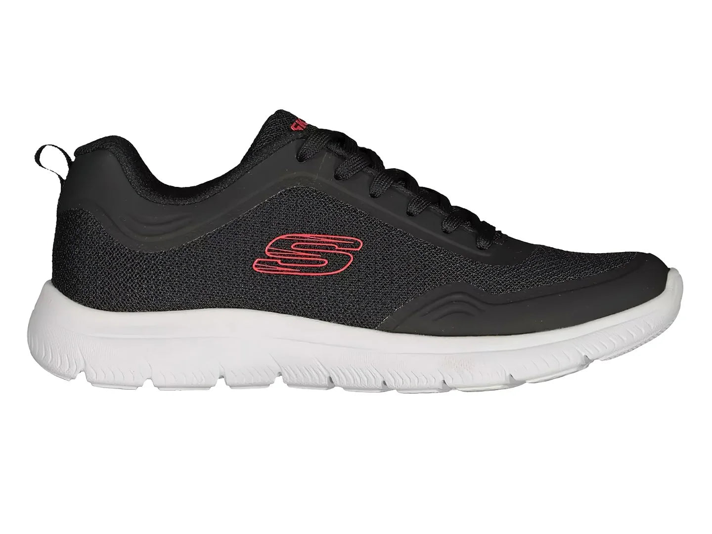 Tenis Skechers Sport Negro con Blanco para Mujer