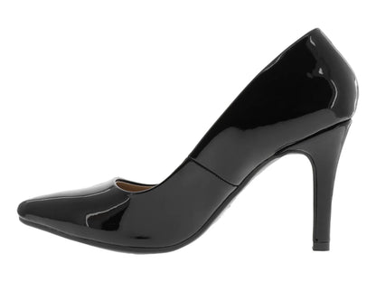 Zapatillas Lady Paulina Charol Negro para Mujer