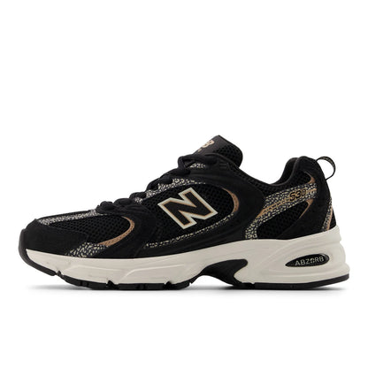 Unisex 530 in Black with Flat Taupe