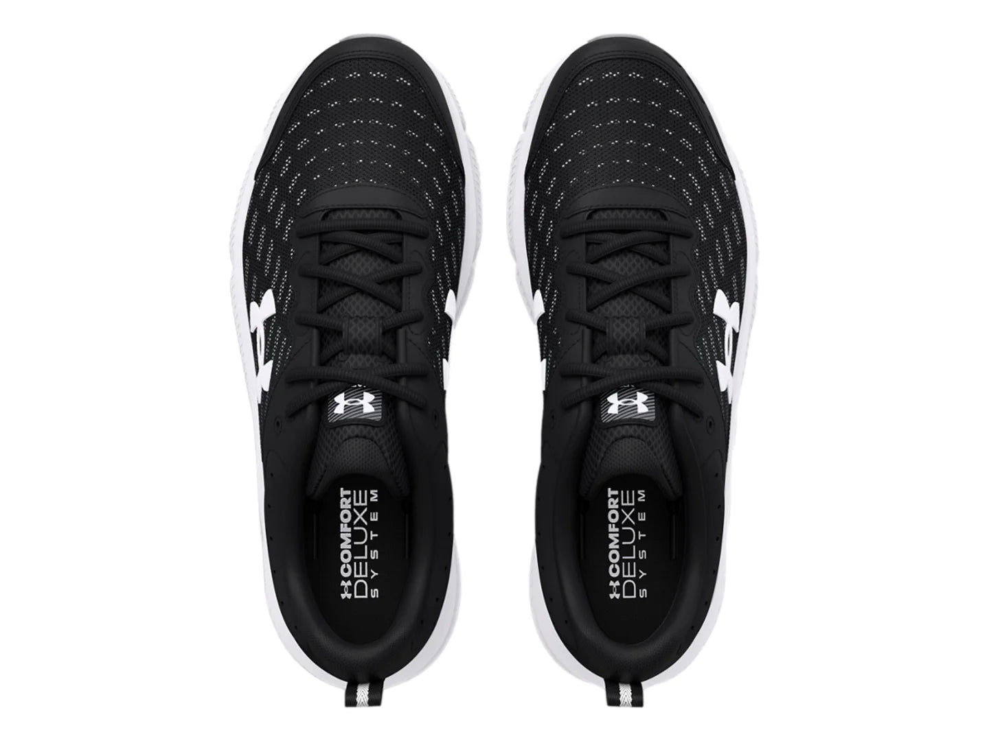 Tenis Under Armour Charged Assert 10 Negro y Blanco para Hombre