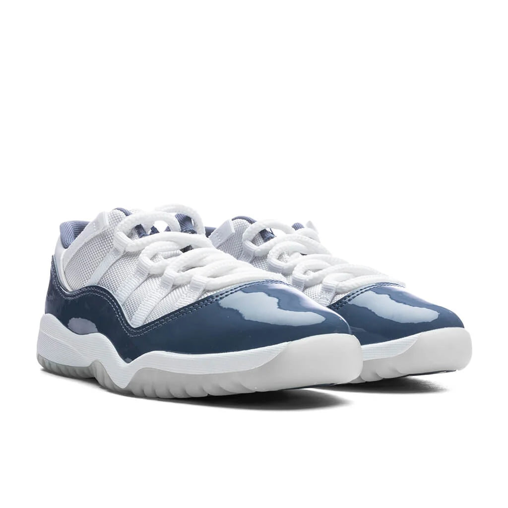 Air Jordan 11 Retro Low GS White Midnight Navy Diffused Blue