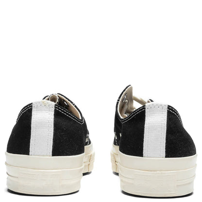 Converse x Comme Des Garcons PLAY All Star Chuck 70 Ox Small Red Heart Black