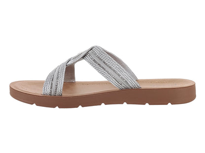 Sandalias ROZE Plata para Mujer