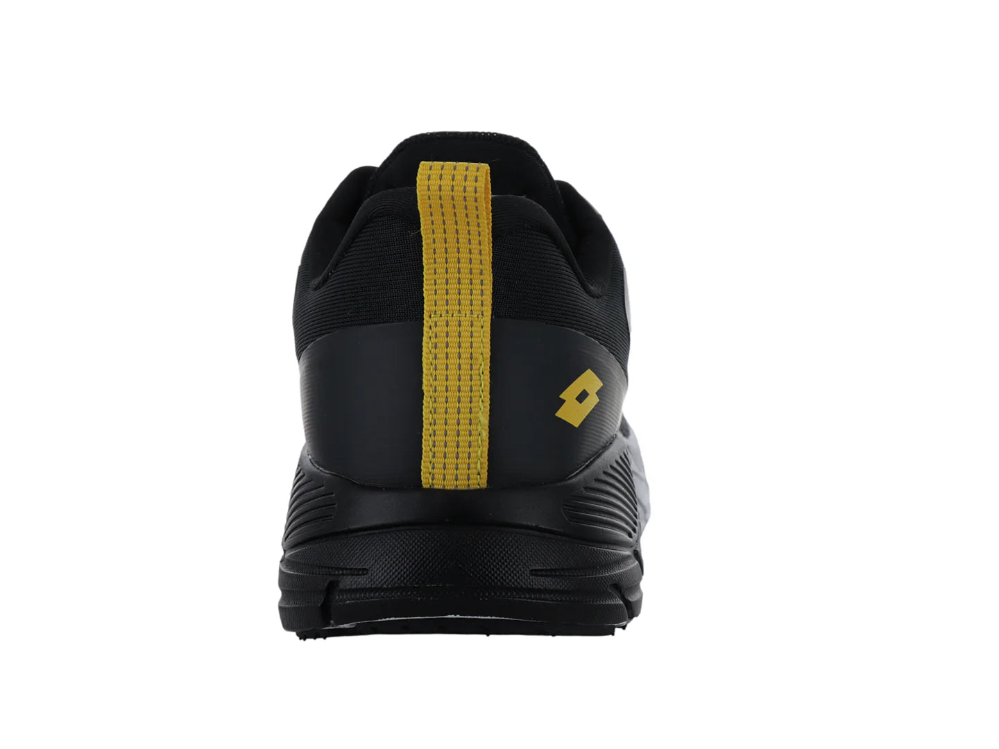 Tenis Lotto Alonzo Negro con Amarillo para Hombre