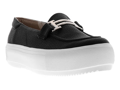 Tenis Casual Clinton Tambureado Negro para Mujer