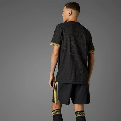 adidas Mens Mexico Gold Jersey 25 Black