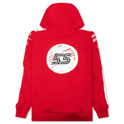 Puma x Joshua Vides for Scuderia Ferrari Replica Hoodie Rosso Corsa JV CS