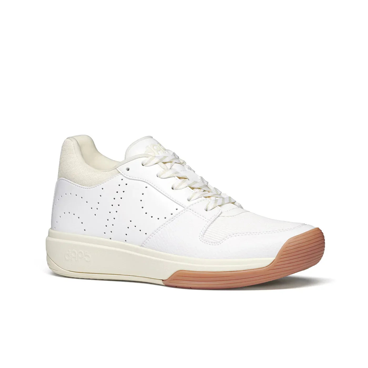 DAPS DESI Mid White Cream Mens Pickleball Shoes
