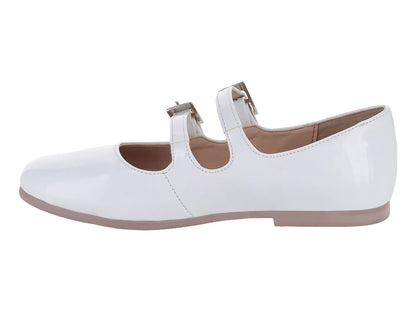Zapatos Gabriela Charol Blanco para Niña