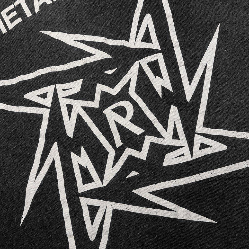 Metallica 40 Year Anniversary S S T Shirt Stained Black