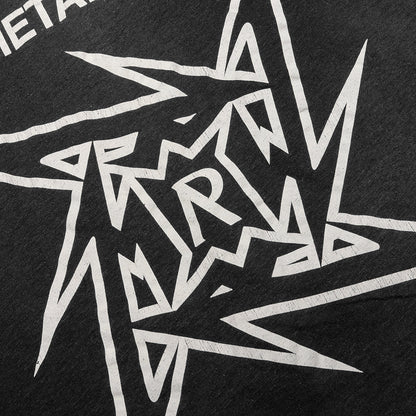 Metallica 40 Year Anniversary S S T Shirt Stained Black