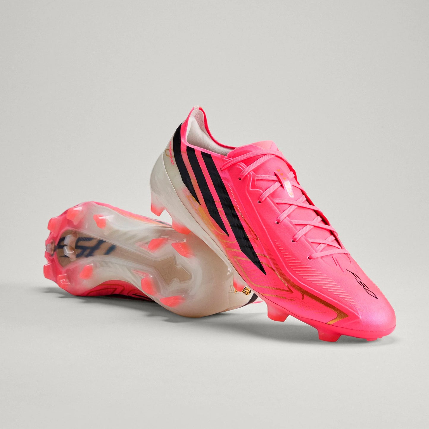 adidas F50 Hyperfast Pro Firm Ground Mens Soccer Cleats Turquesa Black Gold