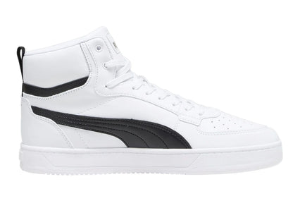 Tenis PUMA Caven 20 Mid Blanco Negro y Oro para Hombre