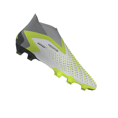 adidas Predator Accuracy FG Firm Ground Cleats White Black Lucid Lemon