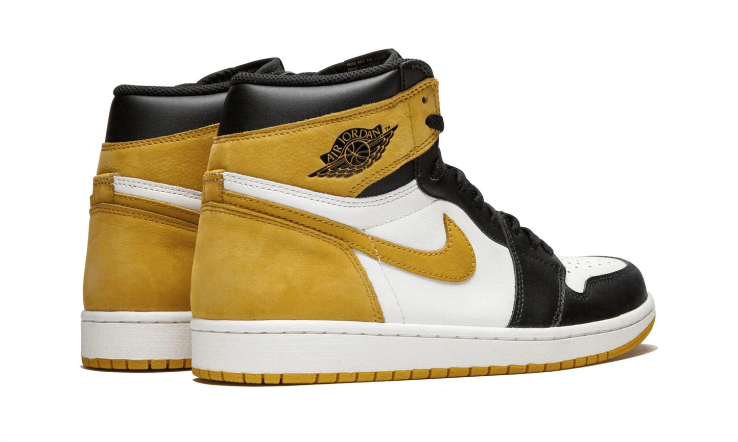 Air Jordan 1 Retro High OG Promo Box YELLOW OCHRE