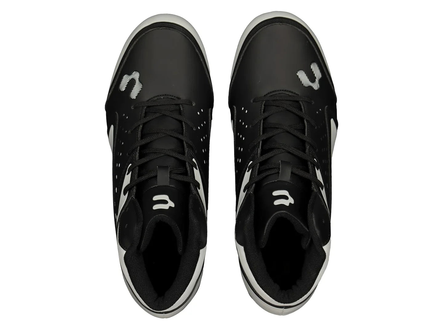 Tenis Charly para Béisbol Negro con Blanco para Hombre